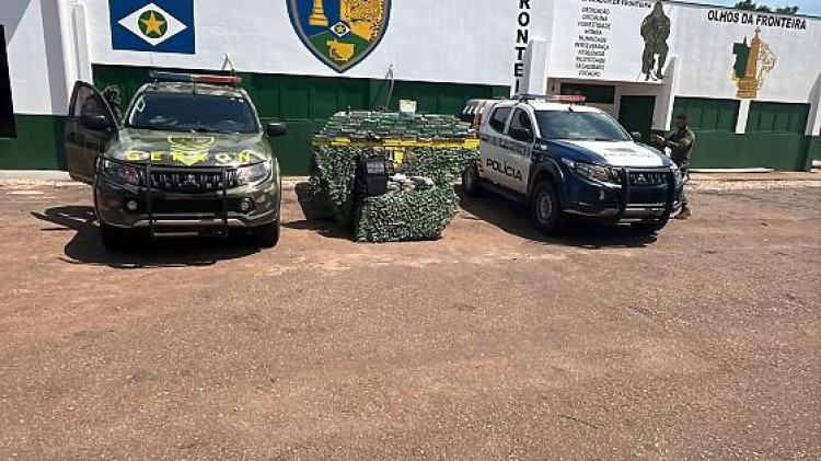 Operação conjunta apreende grande carregamento de cocaína e maconha na MT-175, em Glória D’Oeste