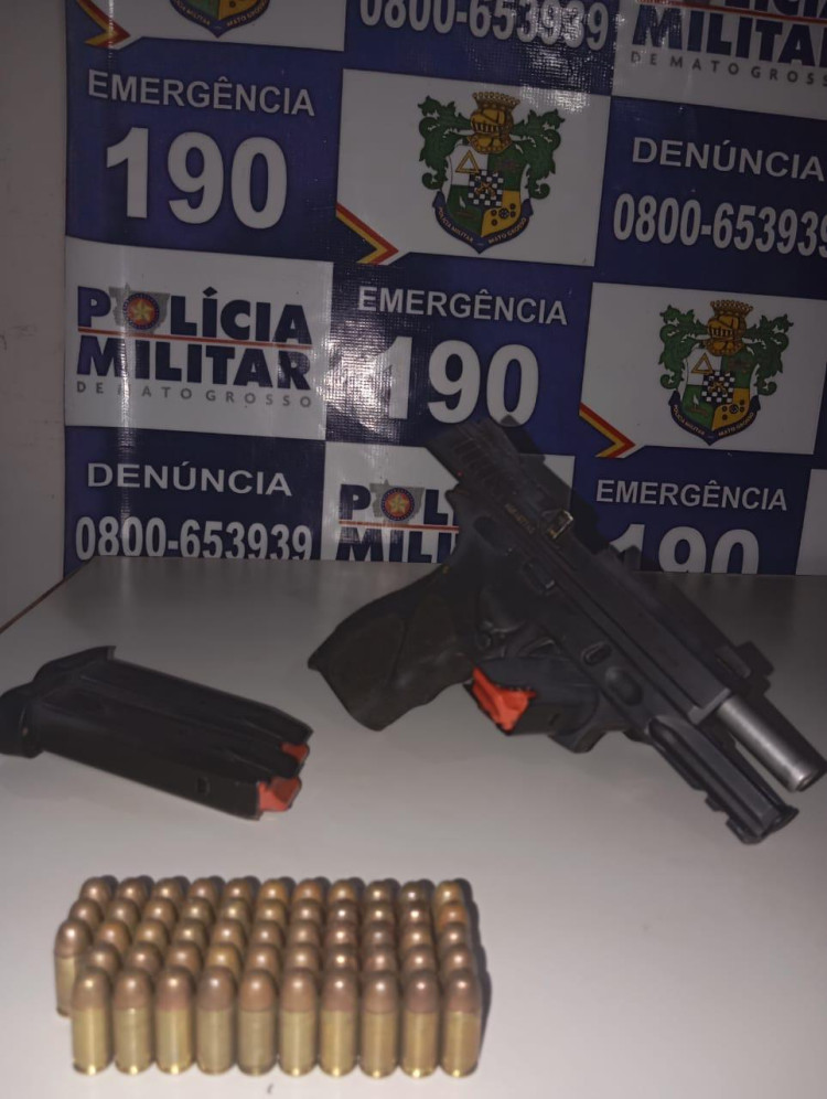 Vigilante abandona posto, dirige alcoolizado e é detido com arma institucional em Vila Bela