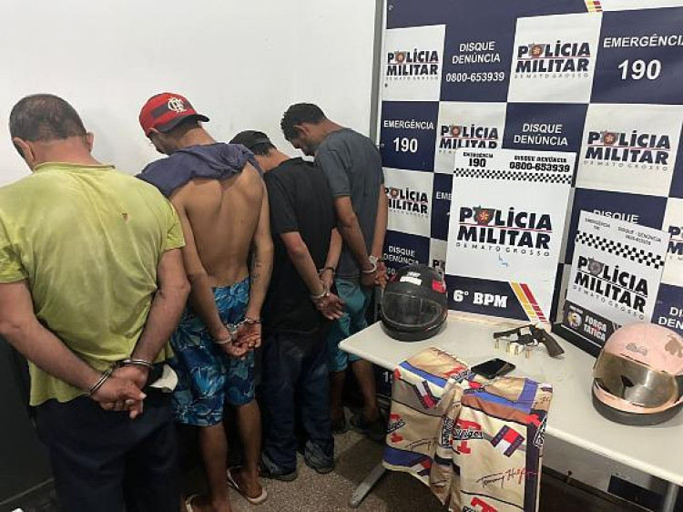 Polícia Militar prende suspeitos de homicídio em Cáceres