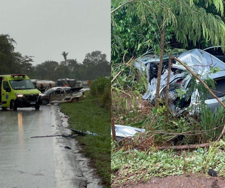 Jovem recém-casado morre em acidente a caminho da lua de mel em Chapada