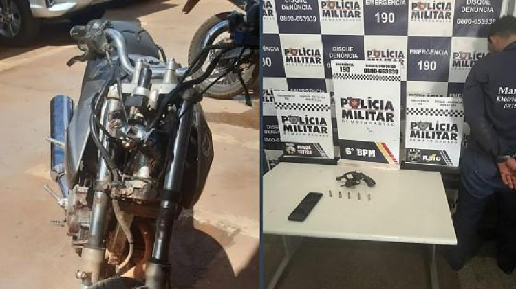 Polícia impede execução e prende suspeito armado em Cáceres