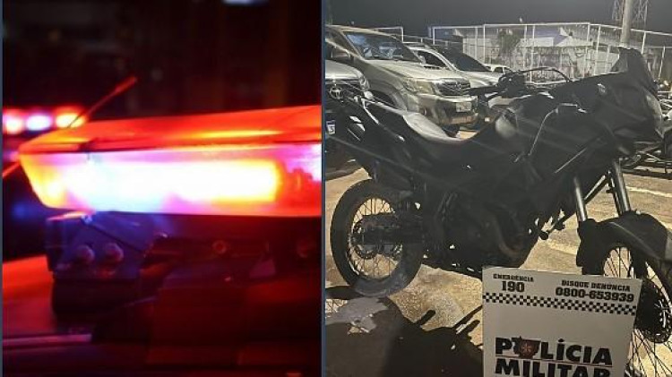 Polícia Militar apreende moto usada por facção criminosa em homicídios em Cáceres