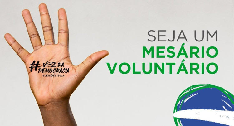 Eleições 2026: aberta convocação para mesários voluntários em todo o país