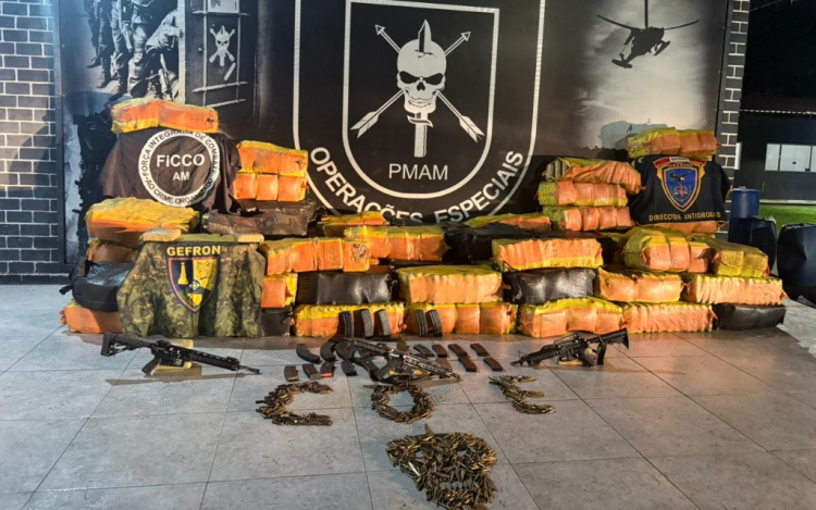 Mais de 2,5 toneladas de drogas são apreendidas em operação com participação do Gefron-MT