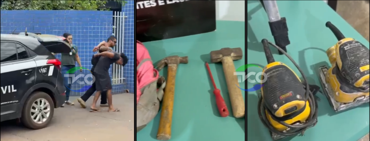 Produtos de origem furtada são apreendidos e foragido da Justiça do Paraná acaba preso em Pontes e Lacerda