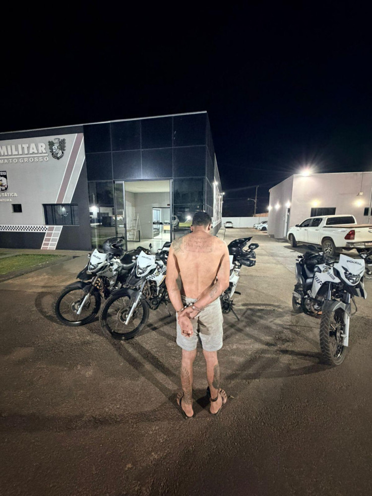 Maria da Penha: homem é preso após ameçar esposa e filhas em Pontes e Lacerda