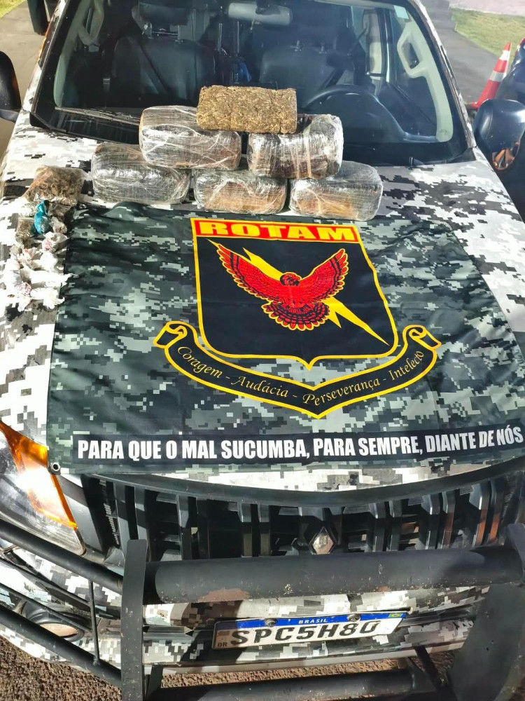 Rotam prende três faccionados com seis quilos de maconha em Pontes e Lacerda