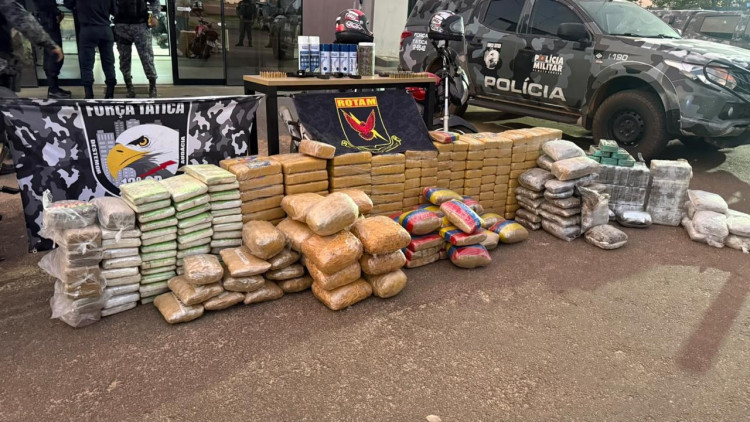 Operação apreende 385 tabletes de drogas e prende suspeitos de chacina em Pontes e Lacerda