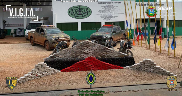 Ação integrada apreende 360 kg de entorpecentes em Vila Bela da Santíssima Trindade