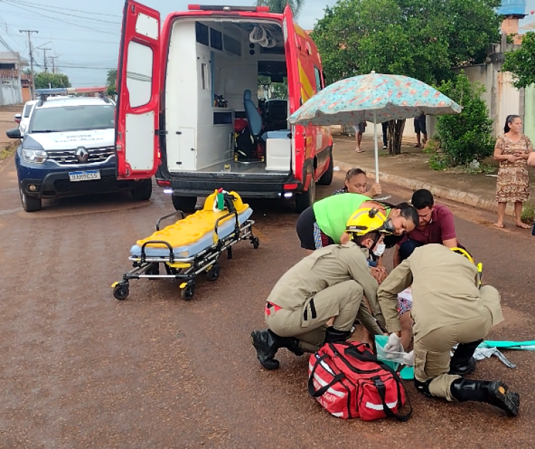 Acidente deixa menor de idade gravemente ferido em Pontes e Lacerda