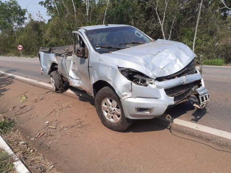 Acidente na BR-174: “Foi um livramento”, afirmou a vítima