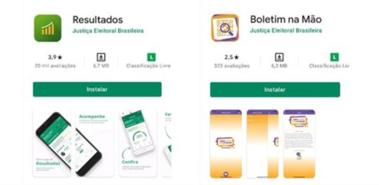 Aplicativos do TSE permitem acompanhar os resultados das Eleições 2020