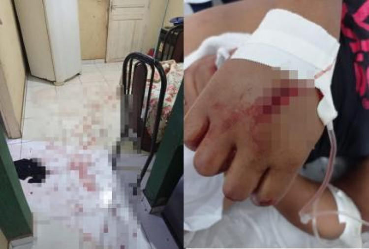 Após tentar matar esposa, homem faz filha de 9 meses refém com faca