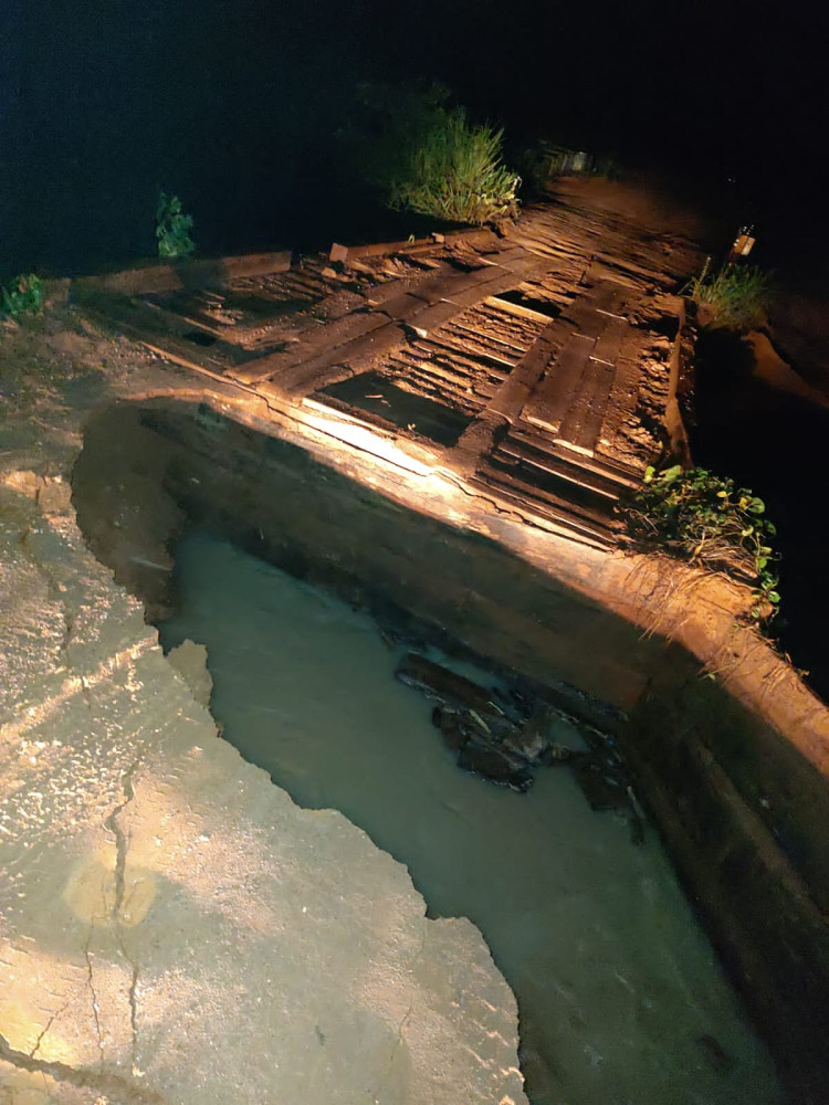 Atenção: Ponte dos Cágados interditada na Estrada do Matão