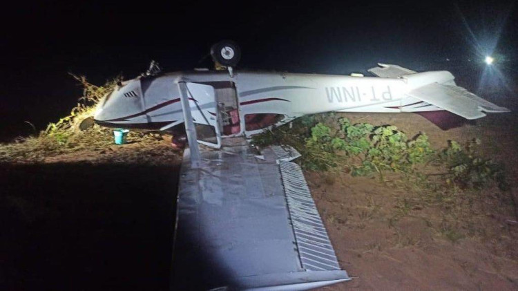 Avião com quase 300 kg de cocaína é abatido por caça da Força Aérea Brasileira