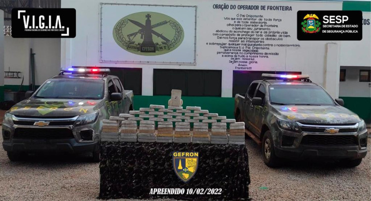 Boliviano é capturado em MT traficando cocaína avaliada em R$ 1,6 mi