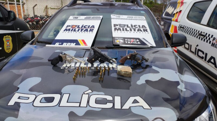 Briga de facções,duas pessoas que pretendia praticar homicídios é baleada em confronto com a polícia em Cáceres
