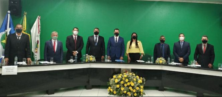 Câmara de Nova Lacerda: Vereadores eleitos tomam posse. Juninho Monteiro é o novo Presidente