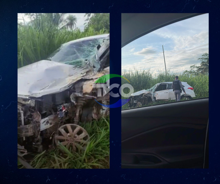 Carros colidem de frente entre Mirassol d’Oeste e Quatro Marcos