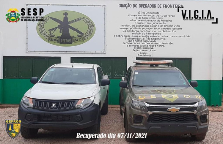 De Goiás para Pontes e Lacerda; ladrão é preso com camionete de locadora