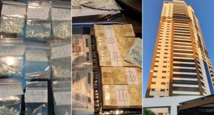 Diamantes são apreendidos pela PF no apartamento de ex-secretário