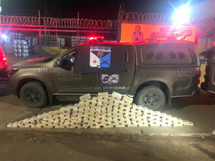 Duas pessoas são presas em Goiás com 150 kg de pasta base de cocaína que saiu de Pontes e Lacerda
