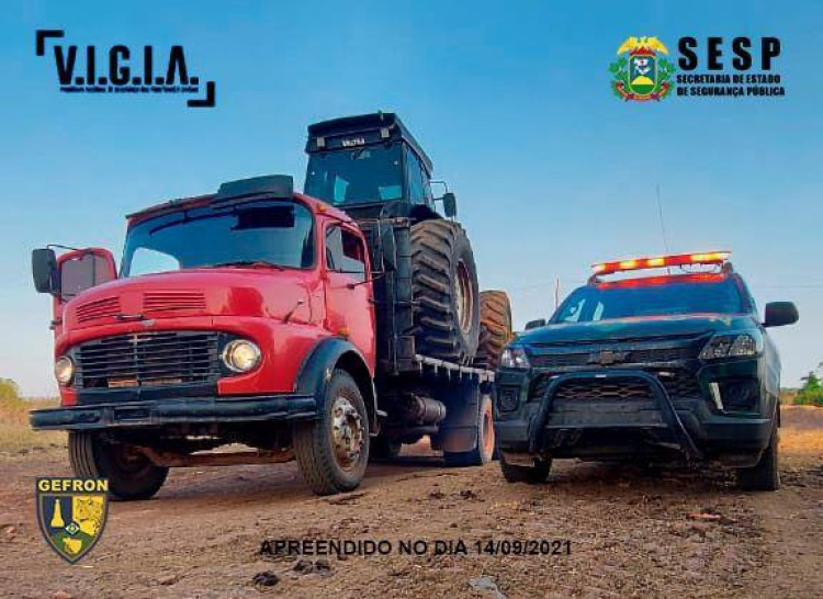 Exportação clandestina: Gefron apreende maquinário que seria levado para a Bolívia