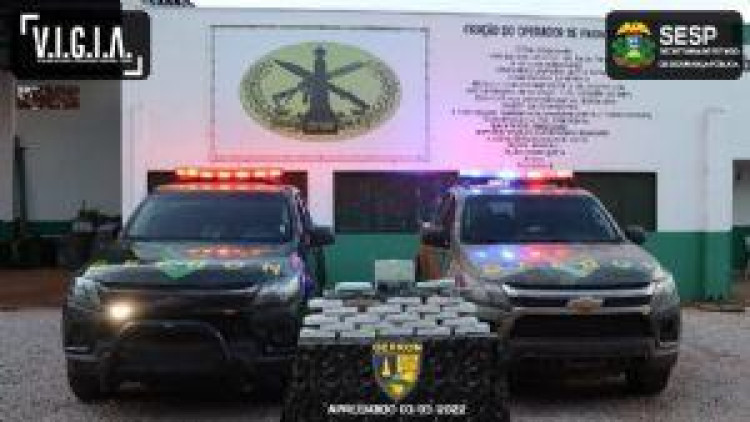 Gefron apreende 30 kg de entorpecentes e recupera veículo na fronteira