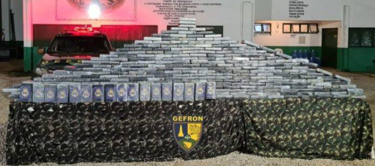 Gefron apreende mais de 300 quilos de drogas em Porto Esperidião