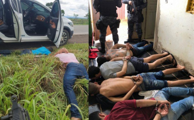 Gefron e Polícia Militar desarticulam quadrilha especializada em roubo de comércio
