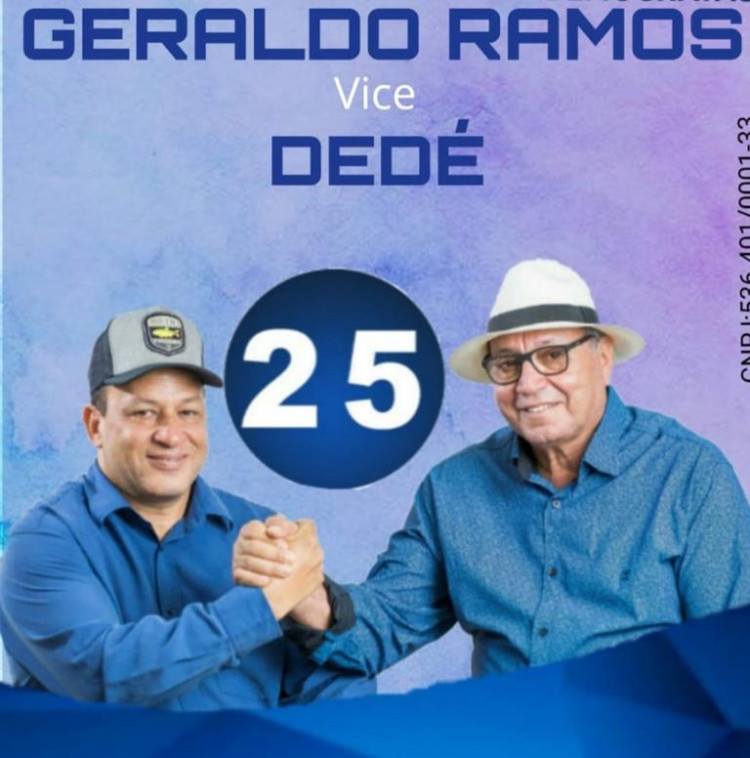 Geraldo Ramos é reeleito para prefeito no Vale de São Domingos com 51,37% dos votos. Confira o nome dos vereadores eleitos
