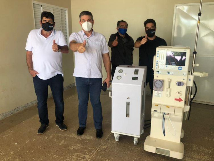 Hospital Vale do Guaporé recebe equipamento para tratamento de hemodiálise em pacientes com Covid-19