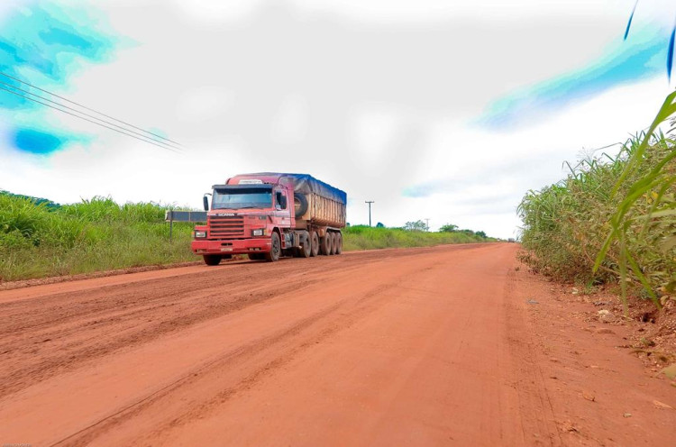 Inicia a pavimentação da Estrada do Matão; 22km para 2022