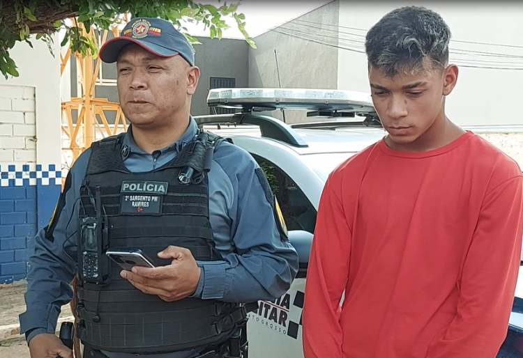Jovem chama policiais de “verme” e se retrata no batalhão, em Pontes e Lacerda