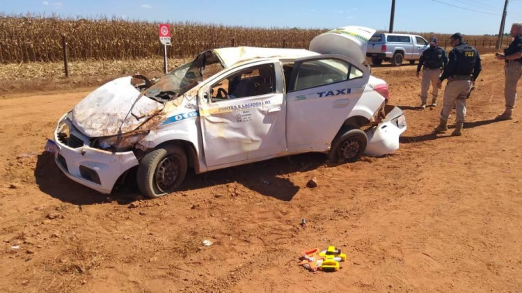 Ladrão que roubou taxista em Pontes e Lacerda capota veículo e morre em Vilhena