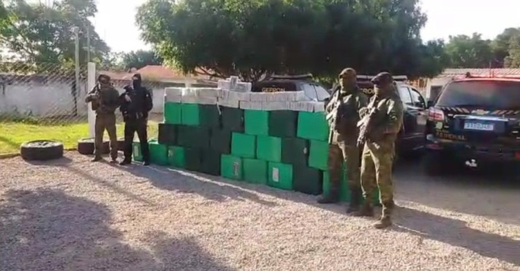 Mais de uma tonelada de cloridato de cocaína é apreendida em Vila Bela
