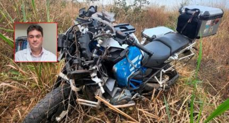 Médico de Goiás sofre grave acidente de moto em MT; quadro é estável