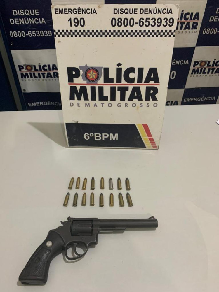 Membro de organização criminosa é preso com arma de fogo e munições em Cáceres