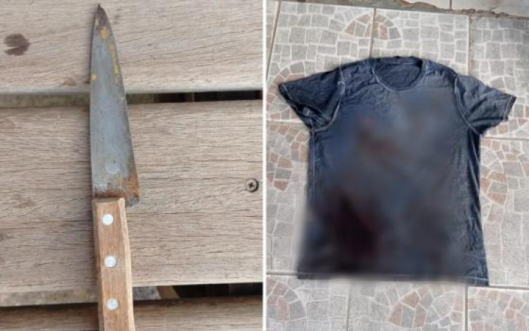 Menino de 10 anos esfaqueia o pai para defender a mãe de agressões