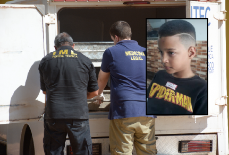 Menino morto pelo amigo foi asfixiado, afogado e levou pedradas na cabeça