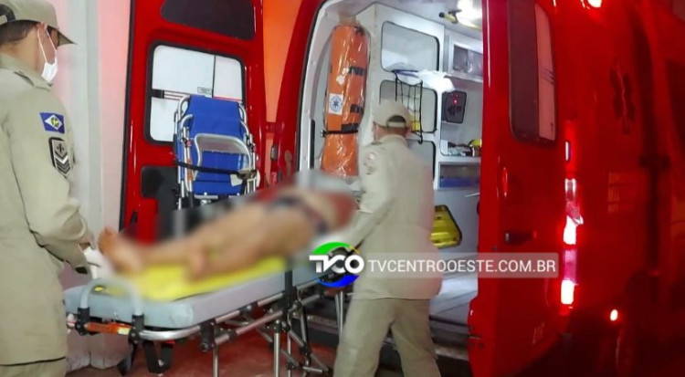 Motociclista perde o controle da moto e causa o próprio acidente na BR-174B