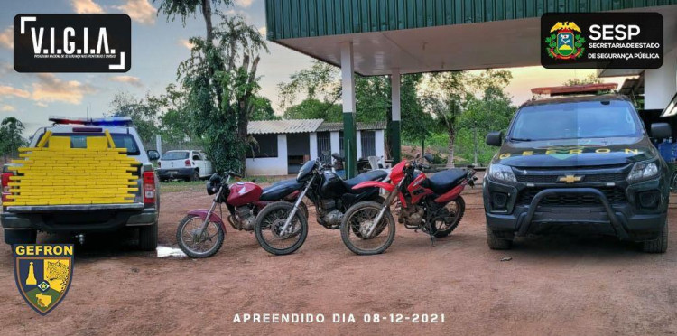 Motociclistas são presos tentando trazer drogas à Pontes e Lacerda