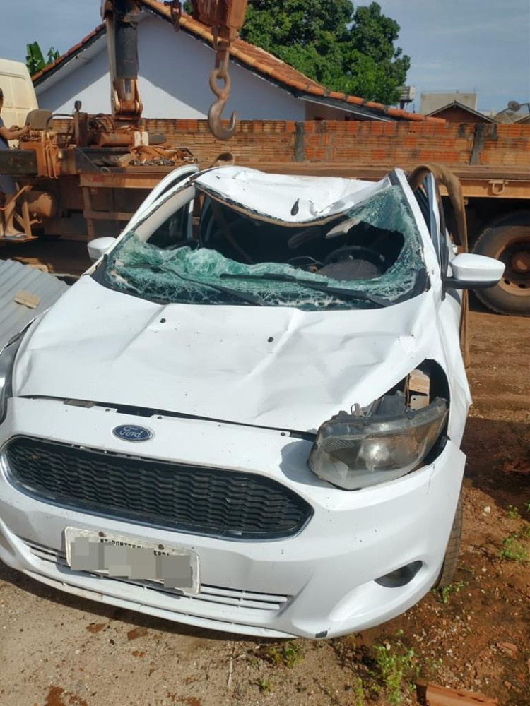 Mulher fica gravemente ferida após sofrer acidente na Ponte dos Cágados na MT-473