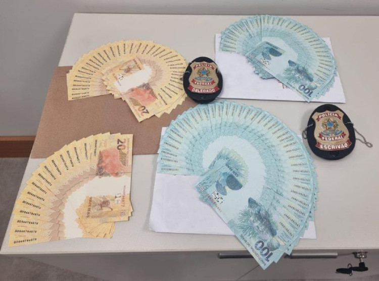 Operação da PF apreende R$ 7.500 em notas falsas em MT