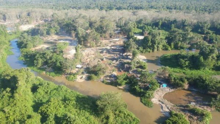 Operação desocupa garimpo Sararé em Pontes e Lacerda; acessos são bloqueados