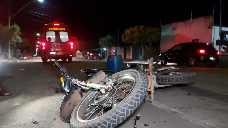 Pedestre fica ferido após atropelamento na avenida Marechal Rondon