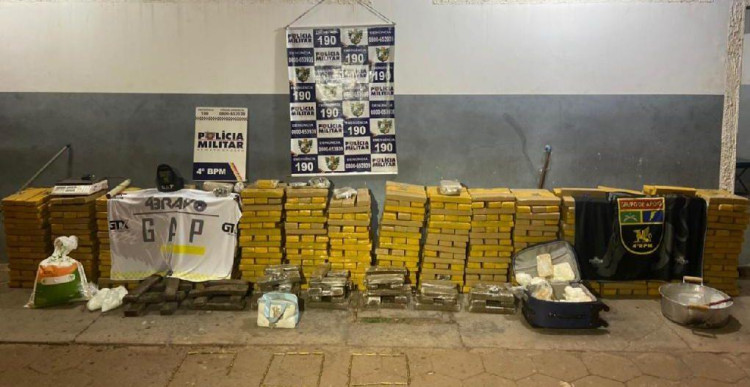 PM apreendeu mais 12 toneladas de drogas no combate ao tráfico em MT