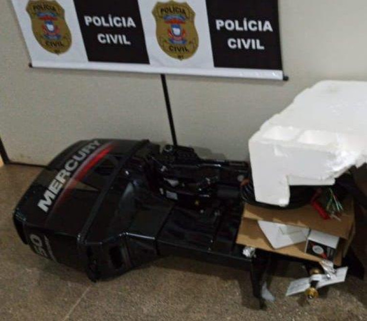 Polícia Civil identifica suspeito de furto e recupera motor avaliado em R$ 25 mil