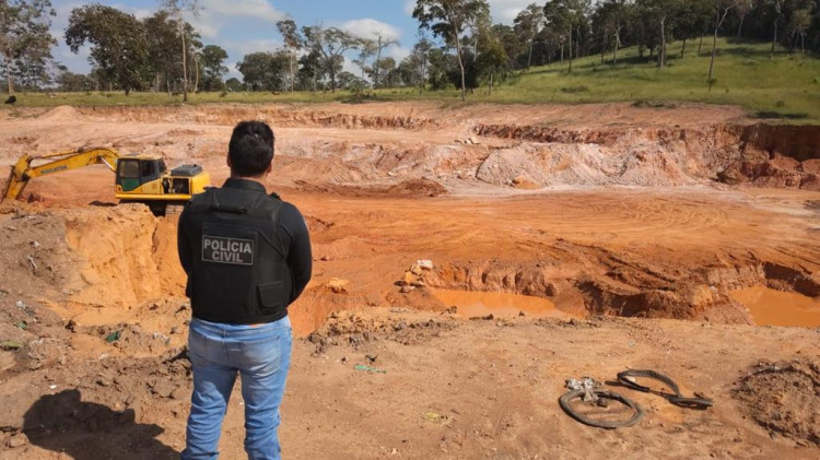 Polícia Civil investiga crime ambiental em área próximo a Serra do Patrimônio