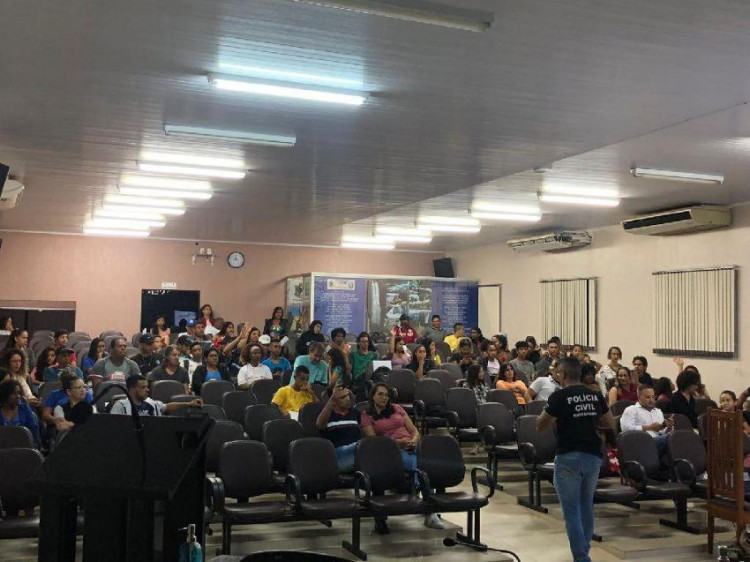 Polícia Civil ministra palestra contra o tabagismo em Vila Bela da Santíssima Trindade